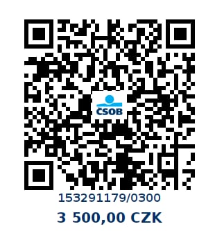 QR platba hráčského příspěvku